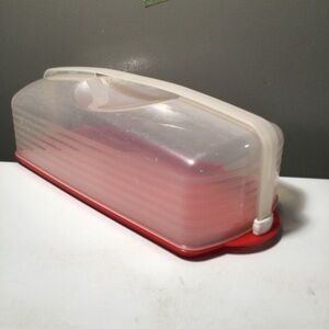 Tupperware Long Cake/Bread Carrier